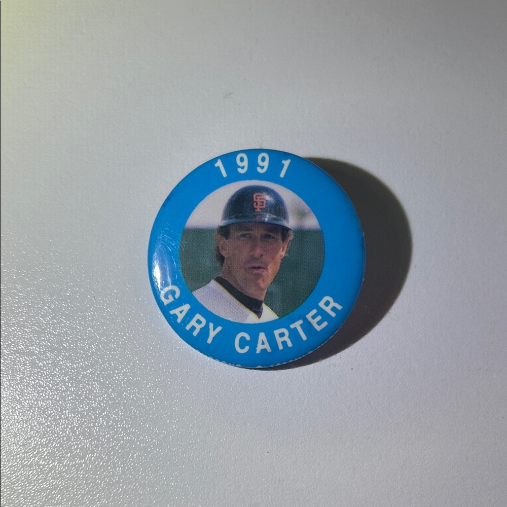 1991 Gary Carter SF Giants Baseball Pin